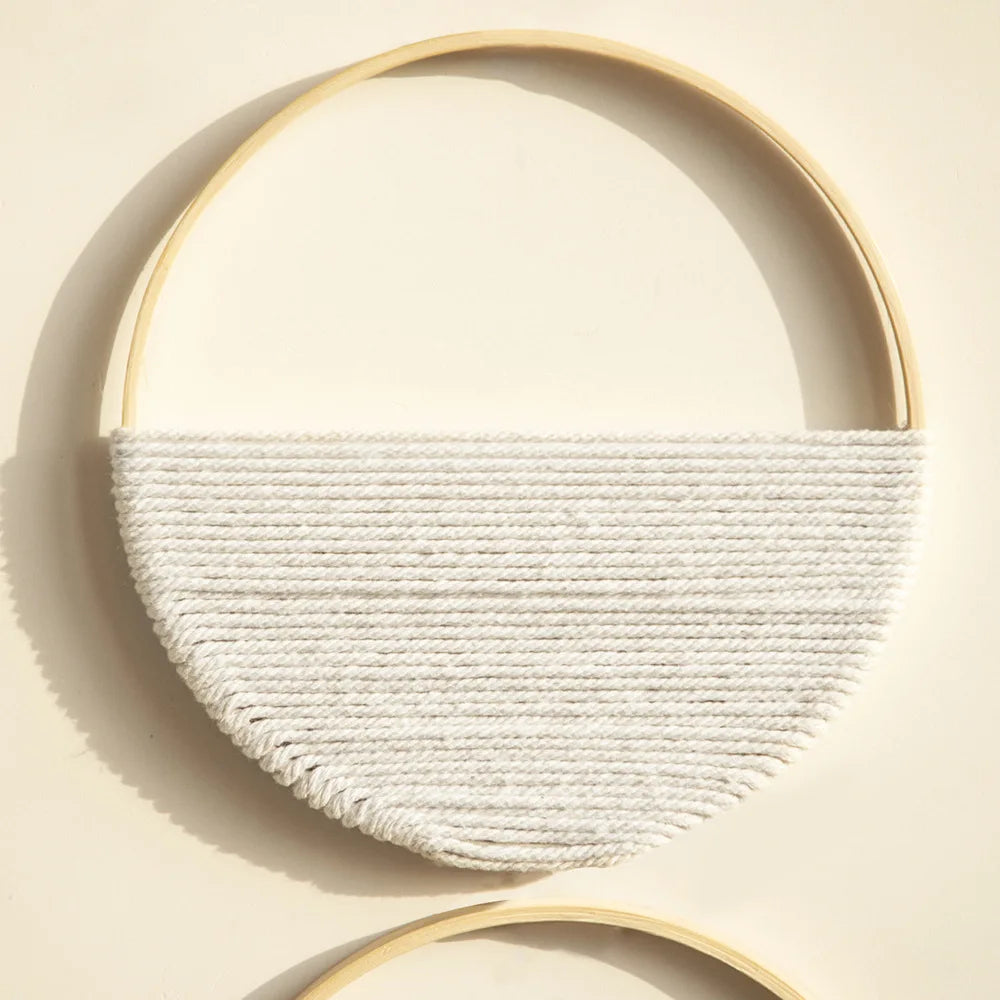 Bohemian Macramé Wall Hanging – Woven Boho Wall Decor (Set of 2)