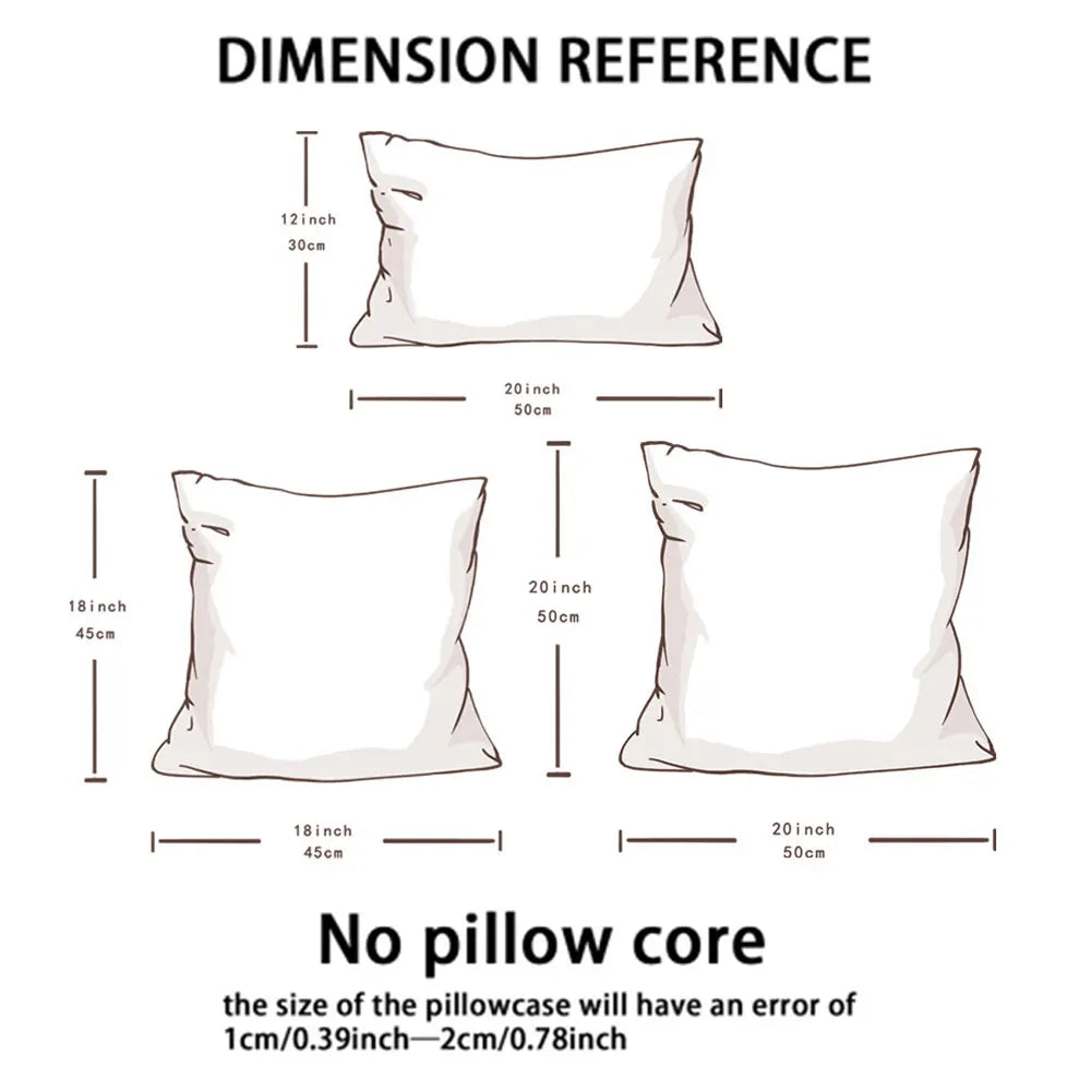 Boho Throw Pillow Cover – Soft Nordic Tassel Cushion Cover for Sofa & Living Room