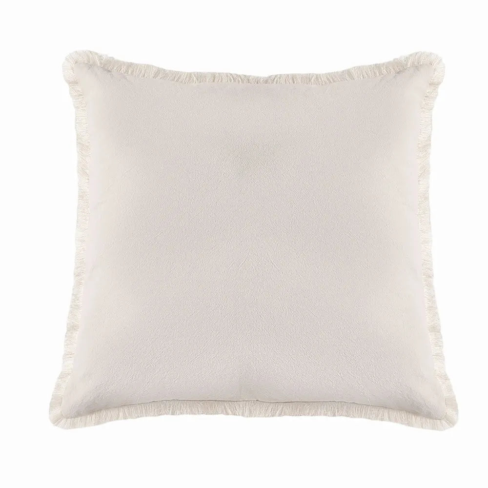 Boho Throw Pillow Cover – Soft Nordic Tassel Cushion Cover for Sofa & Living Room