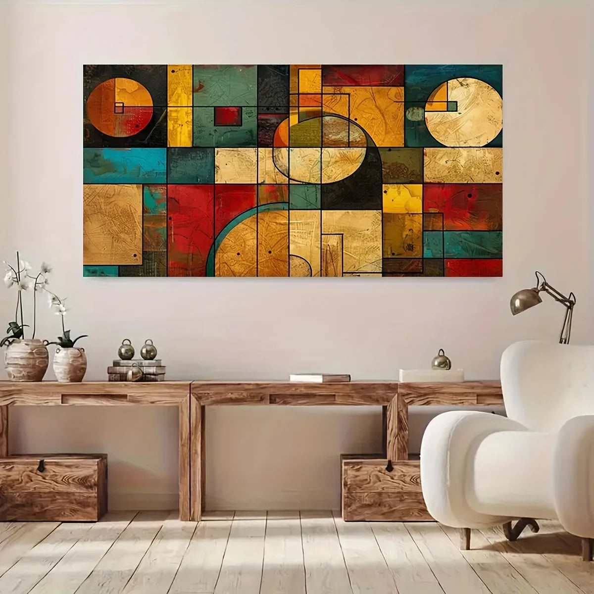 Abstract Ink Wall Art Canvas – Modern Style Hung Poster for Living Room & Bedroom