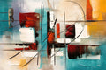 Abstract Canvas Wall Art Print – Modern Oil Painting Poster for Living Room Decor