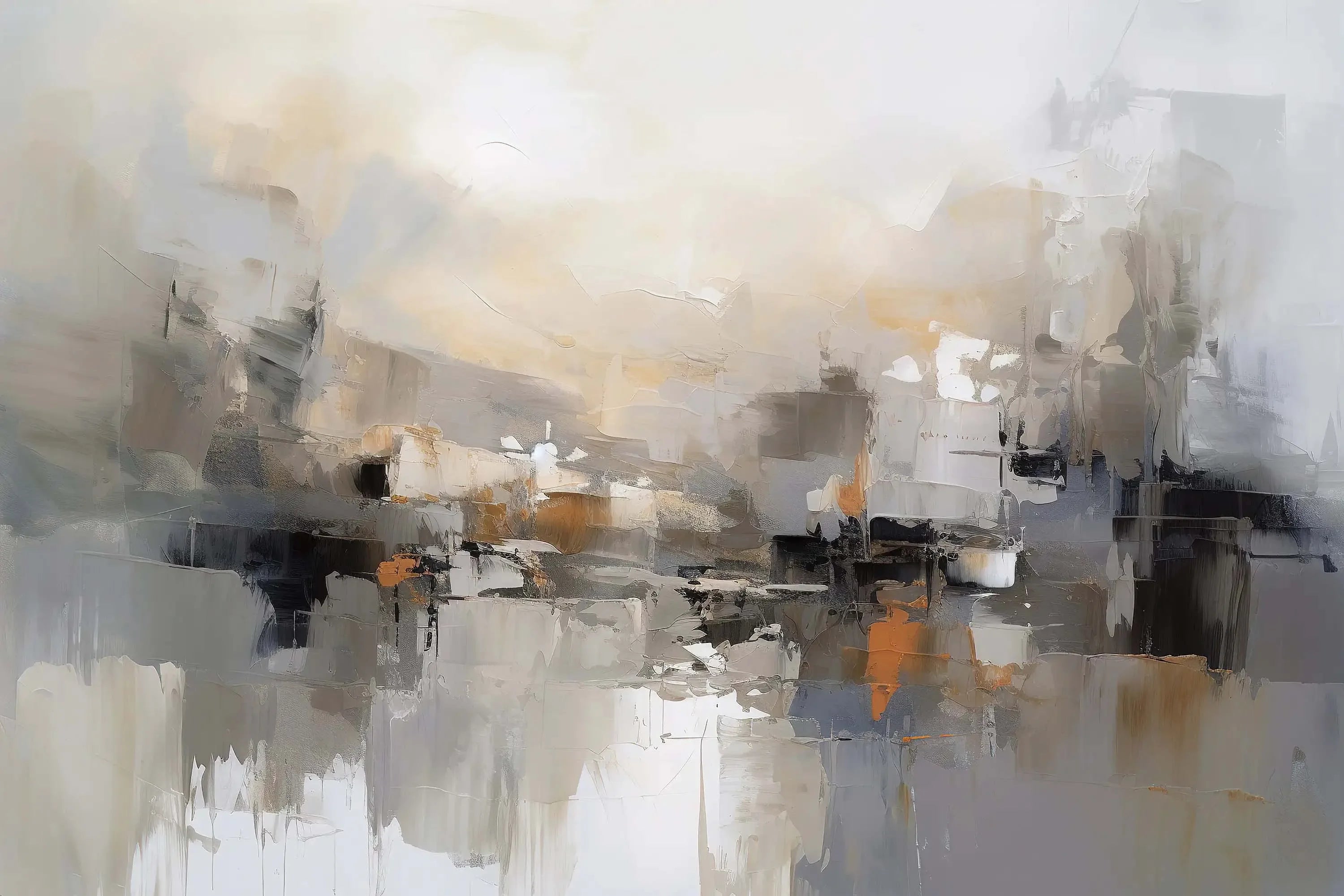 Abstract Canvas Wall Art Print – Modern Oil Painting Poster for Living Room Decor