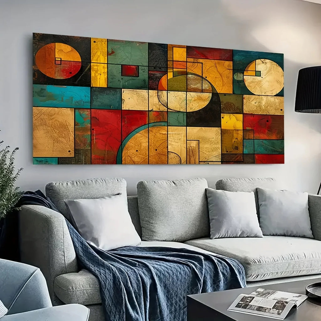 Abstract Ink Wall Art Canvas – Modern Style Hung Poster for Living Room & Bedroom