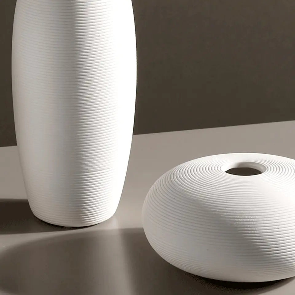 Minimalist Ceramic Vase Set (Set of 3)